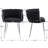 Uresti 17.75'' H Tufted Upholstered Metal Armchair-477132649-477352546