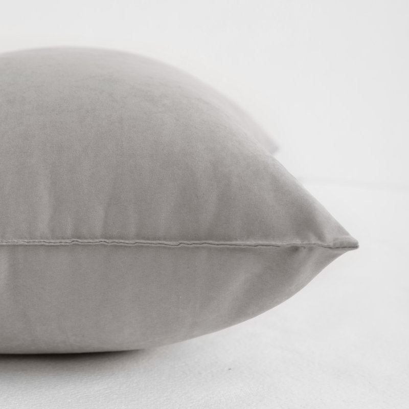 Microfiber Tiny Pillows, Machine Washable - NTBAY, Light Gray