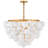 Marabel 6 - Light Steel Dimmable Chandelier