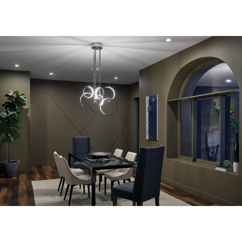 Fabela 6 - Light LED Pendant, Chrome