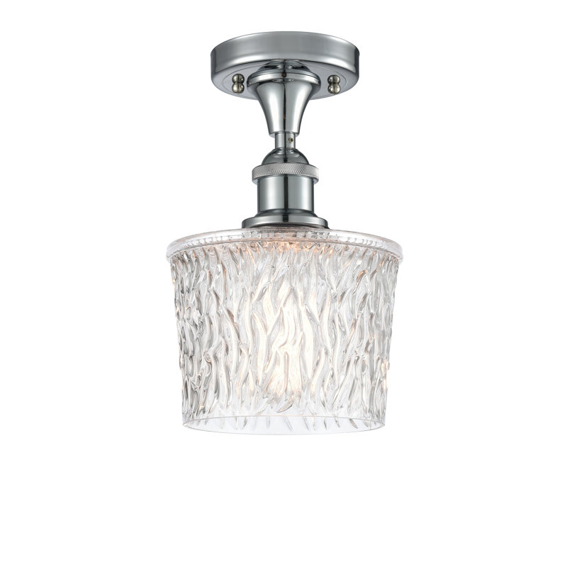 Camire Flush Mount, No Bulb Included, Polished Chrome