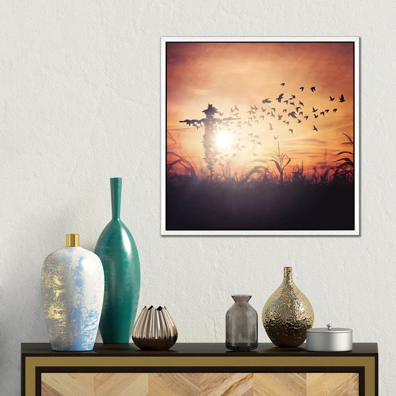 Paradoxe Estivale by Sebastien Del Grosso - Gallery-Wrapped Canvas Giclée on Canvas, 45.72 cm H x 45.72 cm W, White Framed