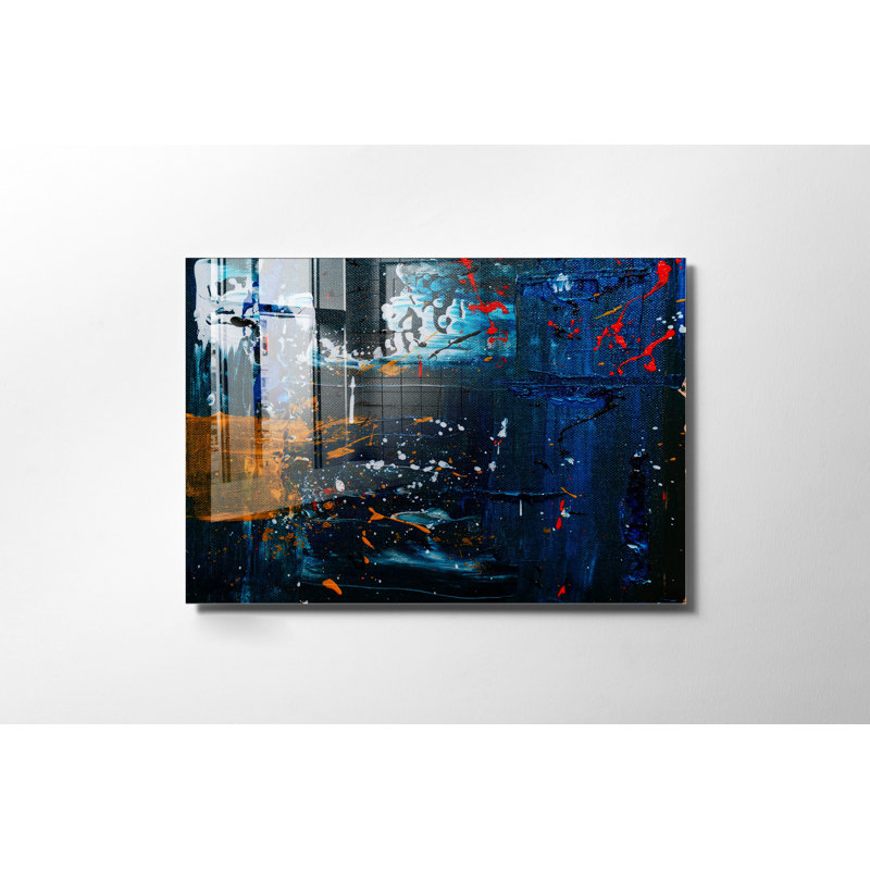 Peinture décorative en verre trempé, H 39,4 po x l 27,6 po x P 1 po