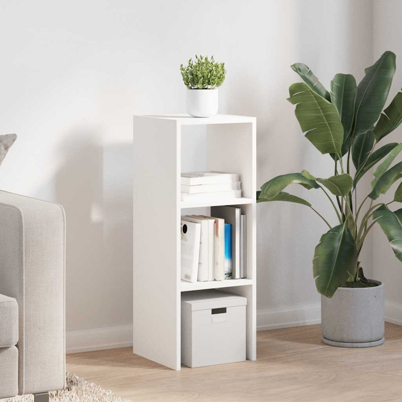 Rubeena 80cm H x 30cm W Bookcase, White
