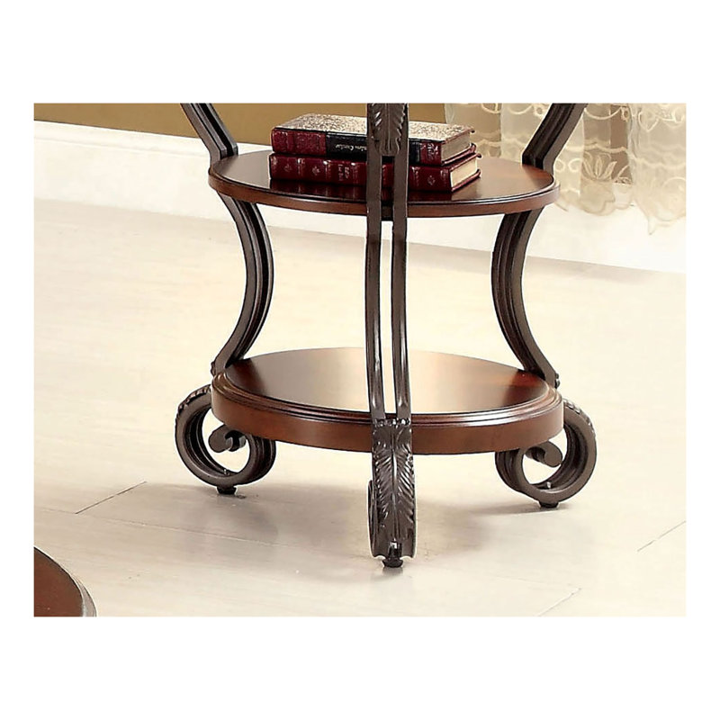 Table de bout Traditional Cherry Brown