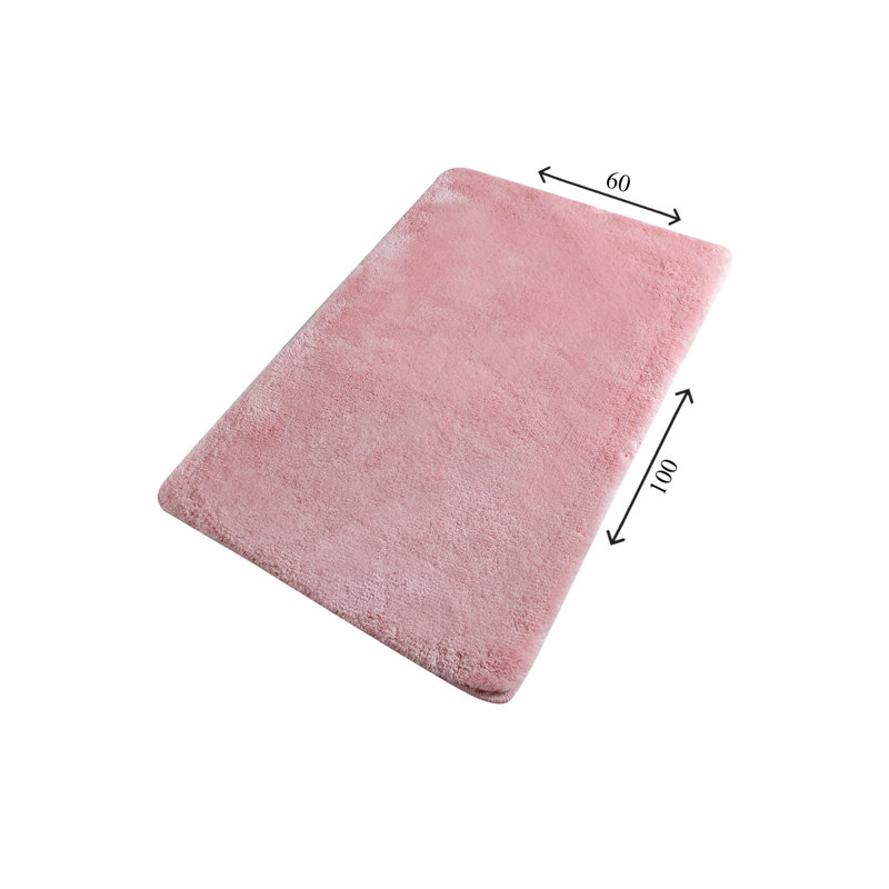 Tapis de bain McBain, Rose clair