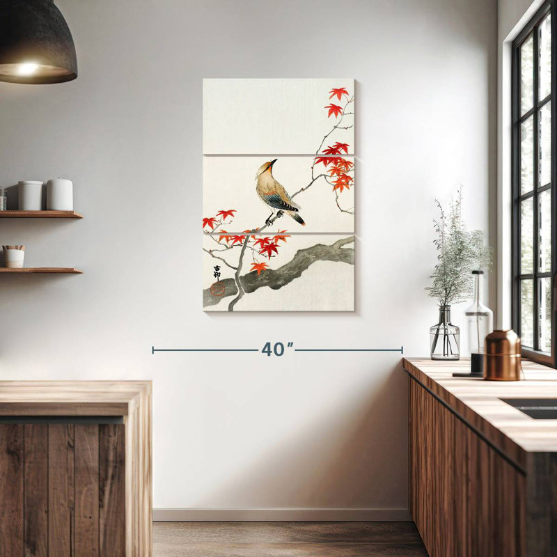 Harnek, peste japonaise sur érable, H 38 po x l 24 po