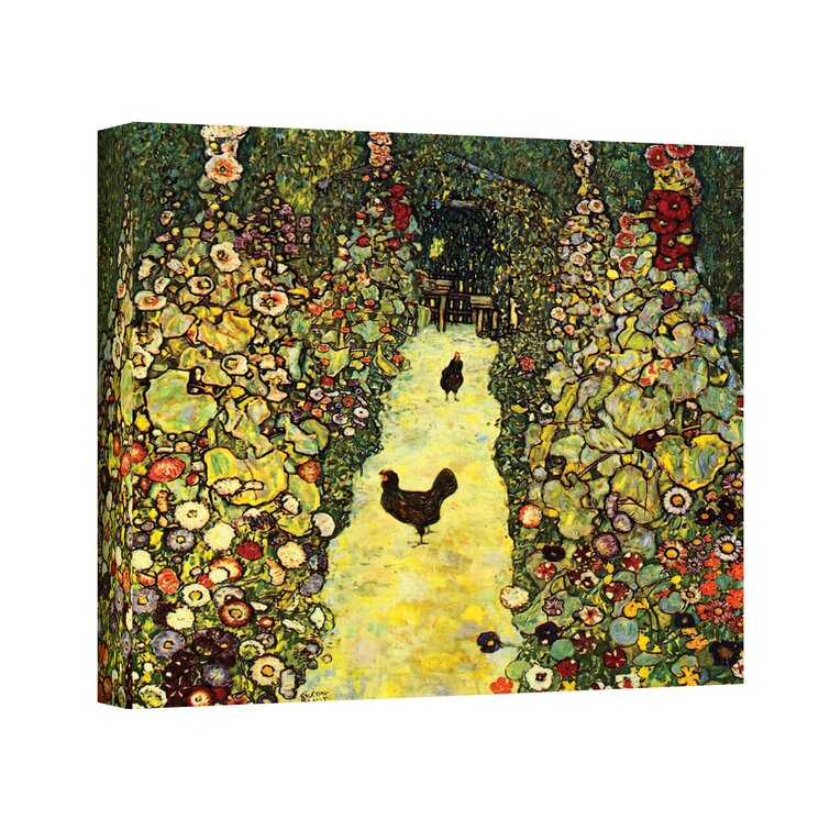 Garden Path with Hens Paint by Numbers Kit by Gustav Klimt