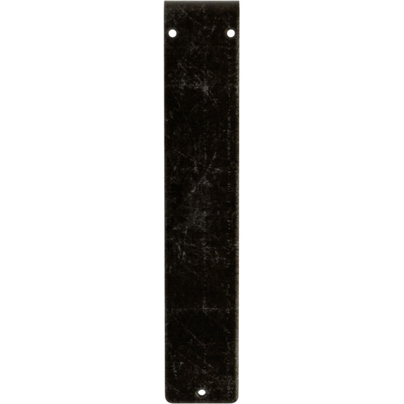 Support en fer forgé, Argenté antique chaleureux, H 10 po x l 2 po x P 7,5 po