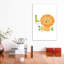 Animal Alphabet L - impression d'art graphique-52873020-52873018-52873019