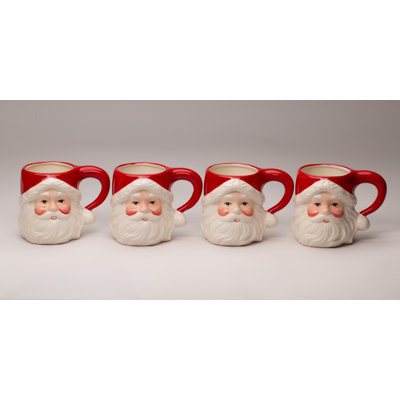 Ensemble de 4 tasses en céramique 14 oz