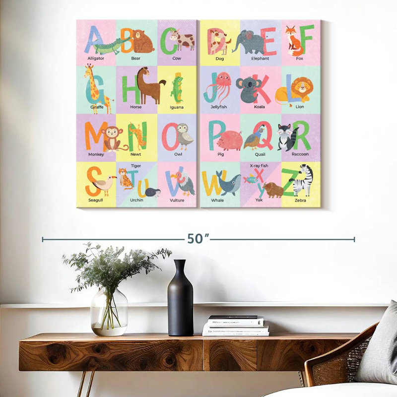 Impression sur toile pastel, H 30 po x l 41 po x P 1,25 po
