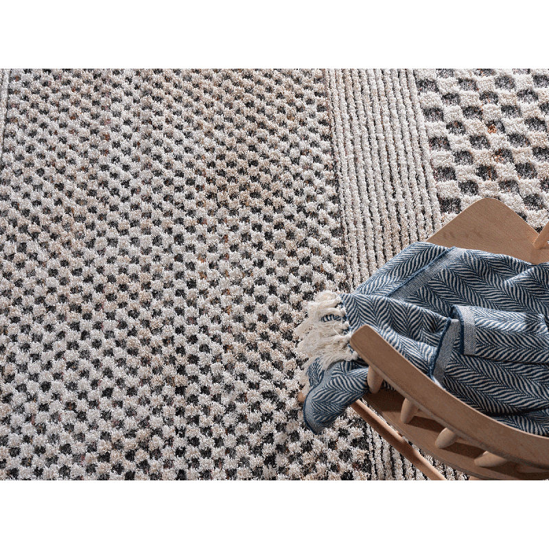 Shoemaker Checkered Pattern Area Rug, Rectangle 200 x 290cm