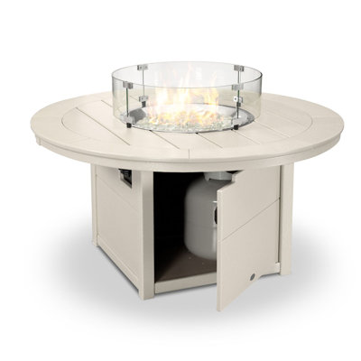 POLYWOOD Round 48" Fire Pit Table