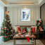 «Snowman Family Winter», art mural sur toile-743587419