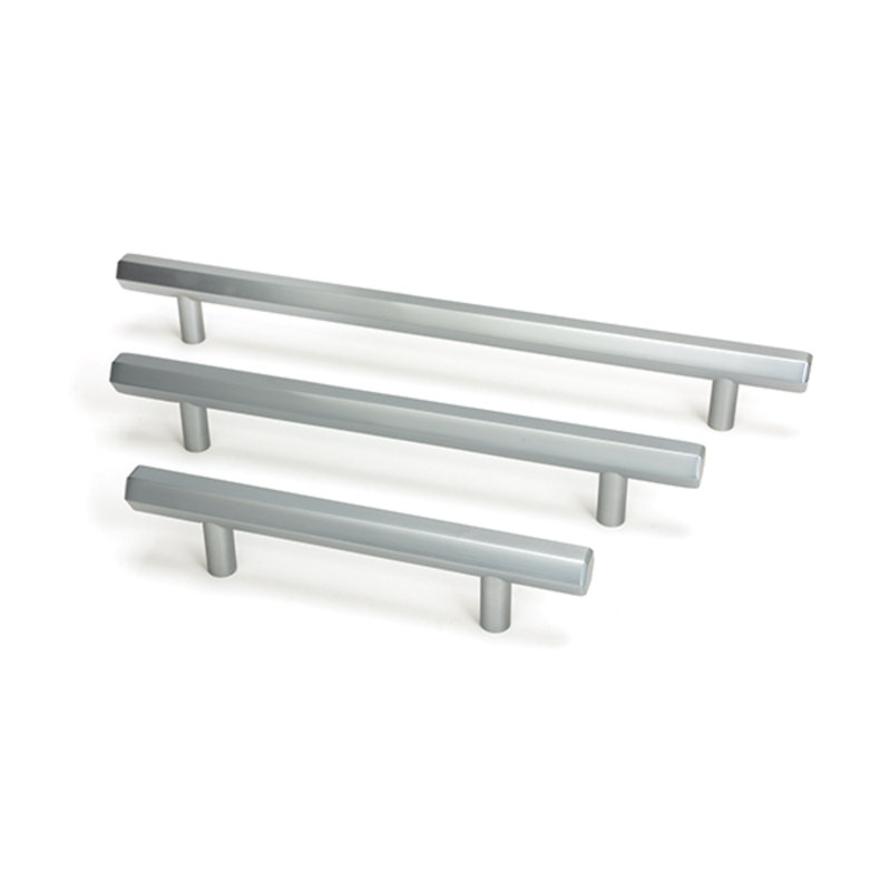 Bar Handle, Satin Chrome, 9.6 cm