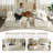 U-Shaped Deep Seat Modular Sectional Sofa, Corduroy Upholstered Cloud Compression Couches With Side Pockets-257554480
