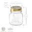 Bormioli Rocco Quattro Stagioni Glass Preserving Jars 
