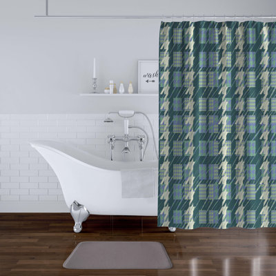 Rideau de douche simple patchwork SWANNER