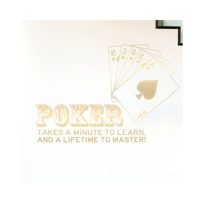 Non-Wall Damaging Wall Decal, Shiny Gold