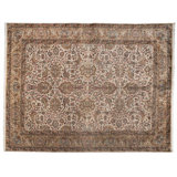 One-of-a-Kind Rectangle 9'1" X 11'9" Hand Knotted Area Rug