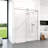44"-48"W*76" H Frameless Single Sliding Shower Door – 5/16" (8Mm) Clear Tempered Glass-116077686