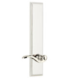 Grandeur Carré Tall Plate Privacy with Bellagio Lever