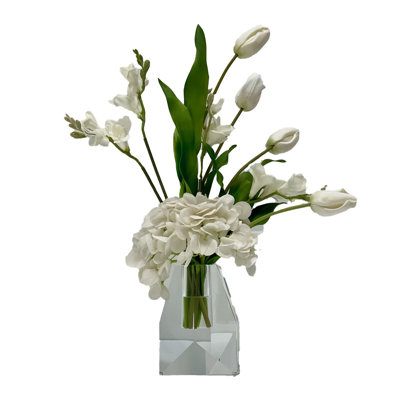 Fleurs enneigées