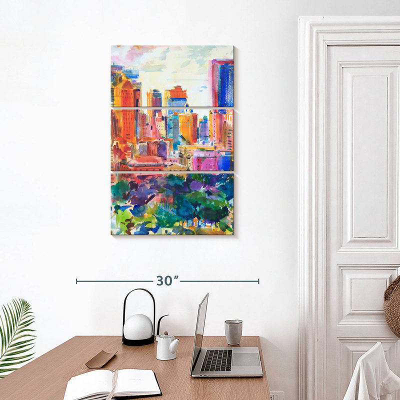 Central Park West, H 32 po x l 20 po