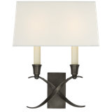 Chapman & Myers Cross Bouillotte Small Sconce