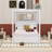 Adwoa Wood Canopy Bed with four Drawers-165946727