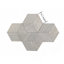 Carrelage hexagonal en marbre naturel Carrara