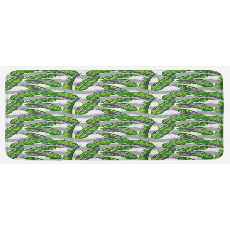 Tapis de cuisine pour feuille de banane