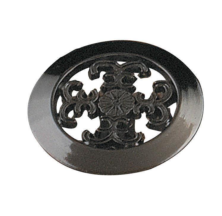 Expression 1 1/2" Diameter Round Knob, Black Nickel