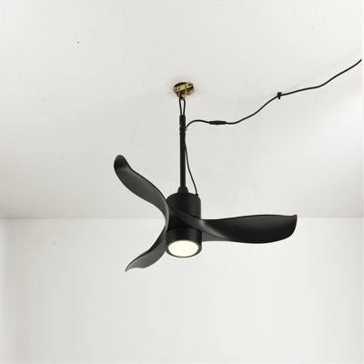 42"  Outdoor Ceiling Fan with LED Light ,Remote Control,Quiet DC Motor 6 Speed Levels,Adjust Height( 3 PCS Rod) Reversible Ceiling Fan, for Outdoor Use .