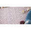 Gris/bleu à motif géométrique Finkelstein Tapis décoratif-2110847183