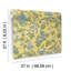 Papier peint jacobien Parterre jaune clair-1732663523