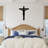 Crucifix Cross Metal Wall Art - Christian Religious Wall Decor - Jesus Cross Silhouette Artwork - Faith Spiritual Home Decoration - Church Inspired Wall Hanging - Rustic Industrial Metal Sculpture - Large Statement Art Piece-944287215-944287208