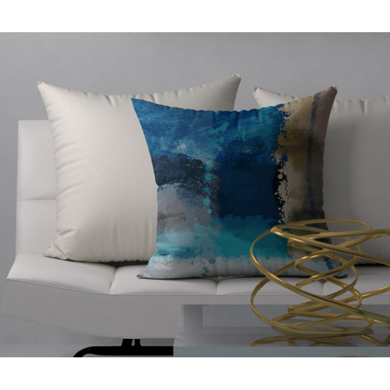 Coussin décoratif carré fragrance compliment, 18 po x 18 po