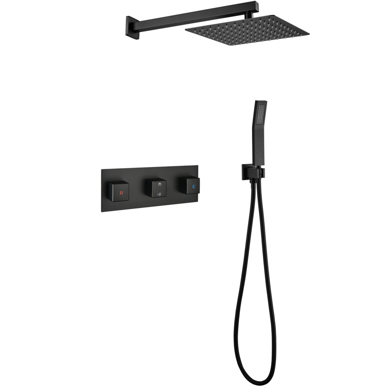 Système de douche complet avec valve brute