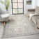 Vista Traditional Floral Filigree Indoor Machine Washable Area Rug