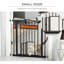 Barrière murale à fermeture automatique pour animaux