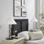 Lampe de table Wave Squiggle en noir
