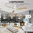 2pcs 52 Inch Ceiling Fan With Light-604357822