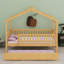 Lit maison avec lit gigogne-406374381