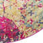 Tapis beige / rose / bleu tissé à la machine Ector-33092896