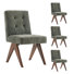 Nieck Armless Tufted Upholstered Side Chair