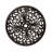 Calista Vintage Garden Cast Aluminum Outdoor Bistro Table with Decorative Pattern and Weather-Resistant Finish (Chair Not Included)