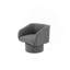 Fauteuil d'appoint rembourré gris 1 pièce-129198001