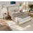 Dar Solid Wood Bed Frame With Cream Boucle Upholstered Headboard And Footboard-708457915